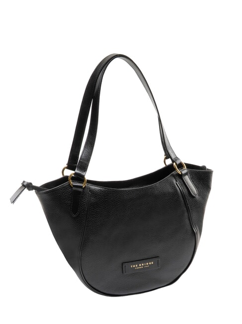 DOMITILLA  Schultertasche, Leder Schwarzes Gold - Damentaschen