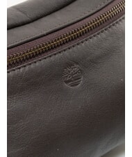 TIMBERLAND TUMBLED Leder-Bauchtasche dunkelbraun - H&uuml;fttaschen - 3