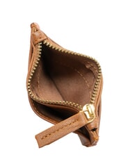TIMBERLAND COIN M&uuml;nzbeutel aus Leder Cognac - Brieftaschen Damen - 3