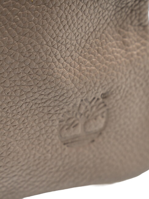 SMALL Kleine Clutch aus Leder mit Handgelenksriemen nat&uuml;rlich - Damentaschen