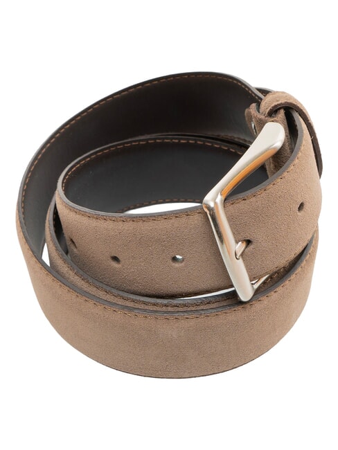CASUAL K&uuml;rzbarer Wildlederg&uuml;rtel Taupe - G&uuml;rtel