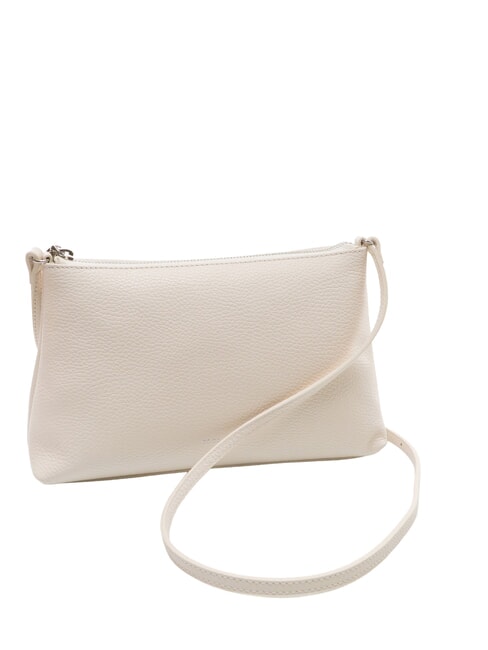 AGATEA Schultertasche, Leder Wei&szlig; - Damentaschen