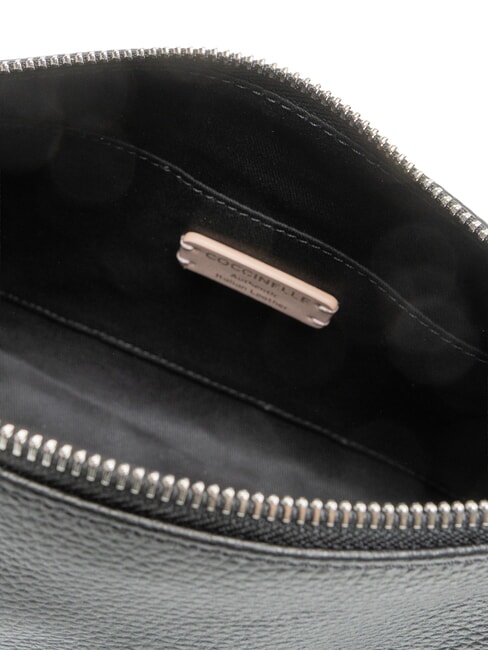 AGATEA Schultertasche, Leder Schwarz - Damentaschen
