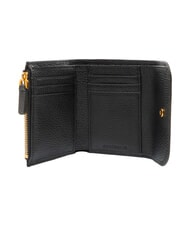 COCCINELLE DEW Kompakte Ledergeldb&ouml;rse Schwarz - Brieftaschen Damen - 2