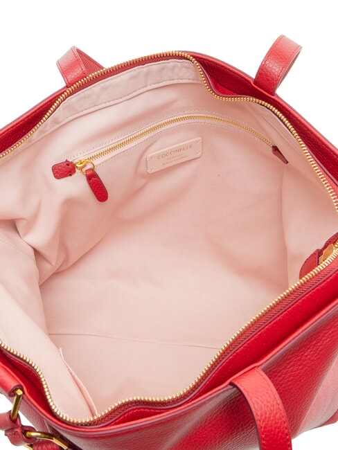 SAGITTA Schultertasche, Leder Sangria - Damentaschen