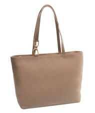 COCCINELLE SAGITTA Schultertasche, Leder warmes Taupe - Damentaschen - 2