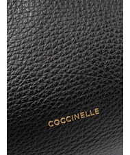 COCCINELLE SAGITTA Papiert&uuml;te aus Leder, Leder Schwarz - Damentaschen - 4
