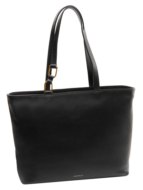 SAGITTA Schultertasche, Leder Schwarz - Damentaschen