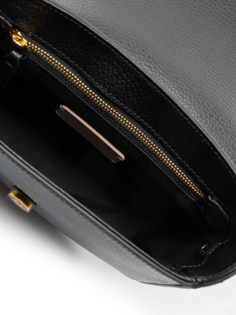 MAGALU Mini-Schultertasche aus Leder Schwarz - Damentaschen