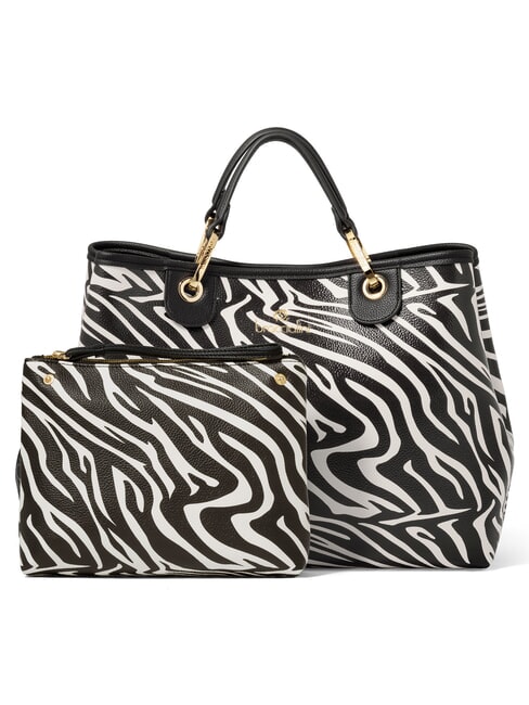 BETH SPECIAL Gro&szlig;e Handtasche mit Clutch Zebra - Damentaschen