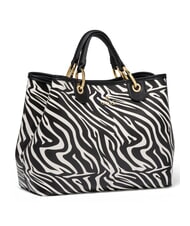 BRACCIALINI BETH SPECIAL Gro&szlig;e Handtasche mit Clutch Zebra - Damentaschen - 3