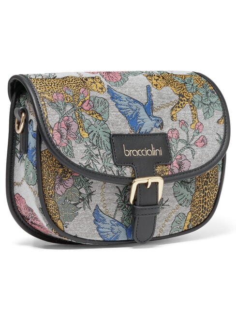 JACQUARD Mini-Schultertasche mehrfarbig - Damentaschen