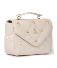 BRACCIALINI QUILT Handtasche mit Schulterriemen Beige - Damentaschen - 2