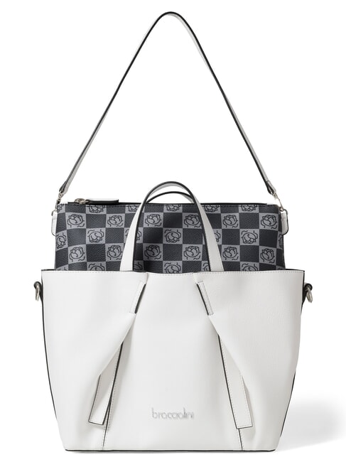 GIO Tasche mit abnehmbarer Pochette Wei&szlig; - Damentaschen