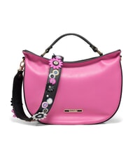 BRACCIALINI JASMINE  Handtasche, mit Schultergurt, aus Leder Fuchsia/Schwarz - Damentaschen - 4