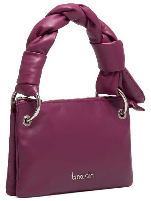 CHARLIZE Kleine Ledertasche prune - Damentaschen