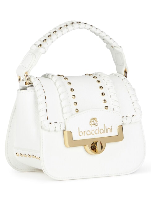 RIBBON Mini-Handtasche mit Schultergurt Wei&szlig; - Damentaschen