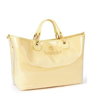 BRACCIALINI BETH JELLY Gl&auml;nzende Handtasche mit Beutel Gelb - Damentaschen - 3