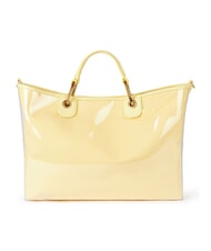 BRACCIALINI BETH JELLY Gl&auml;nzende Handtasche mit Beutel Gelb - Damentaschen - 4
