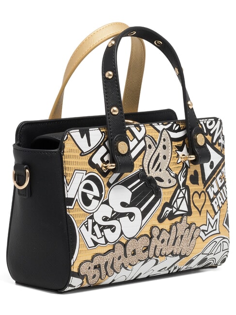 MURALES Handtasche mit Schultergurt Gold - Damentaschen