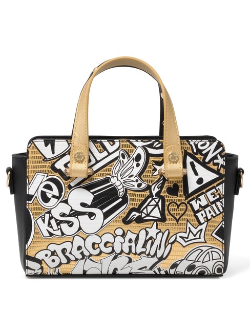 MURALES Handtasche mit Schultergurt Gold - Damentaschen