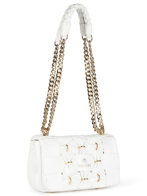 ICONS Wandelbare Tasche mit Klappe Wei&szlig; - Damentaschen