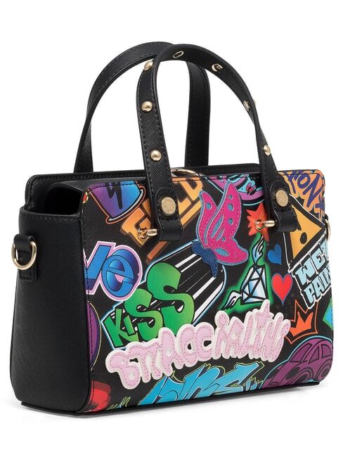 MURALES Handtasche mit Schultergurt Schwarz - Damentaschen