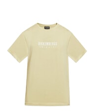 BIKKEMBERGS ICONIC Kurzarm-T-Shirt aus Baumwolle Beige - Herren-T-Shirts - 5