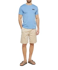 BIKKEMBERGS BASIC Kurz&auml;rmeliges T-Shirt mit Rundhalsausschnitt azurblau - Herren-T-Shirts - 4