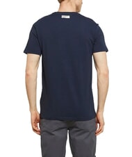 BIKKEMBERGS BASIC Kurz&auml;rmeliges T-Shirt mit Rundhalsausschnitt Marine - Herren-T-Shirts - 2
