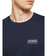 BIKKEMBERGS BASIC Kurz&auml;rmeliges T-Shirt mit Rundhalsausschnitt Marine - Herren-T-Shirts - 3