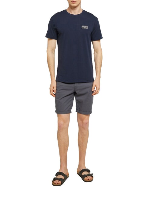 BASIC Kurz&auml;rmeliges T-Shirt mit Rundhalsausschnitt Marine - Herren-T-Shirts