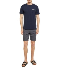 BIKKEMBERGS BASIC Kurz&auml;rmeliges T-Shirt mit Rundhalsausschnitt Marine - Herren-T-Shirts - 4