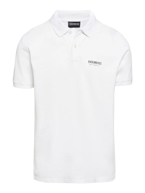 ICONIC Poloshirt aus Baumwolle, Kurzarm Wei&szlig; - Herren-Polo-Shirts/Herren-Polo-Shirt/Herrenpoloshirt/Herrenpoloshirts