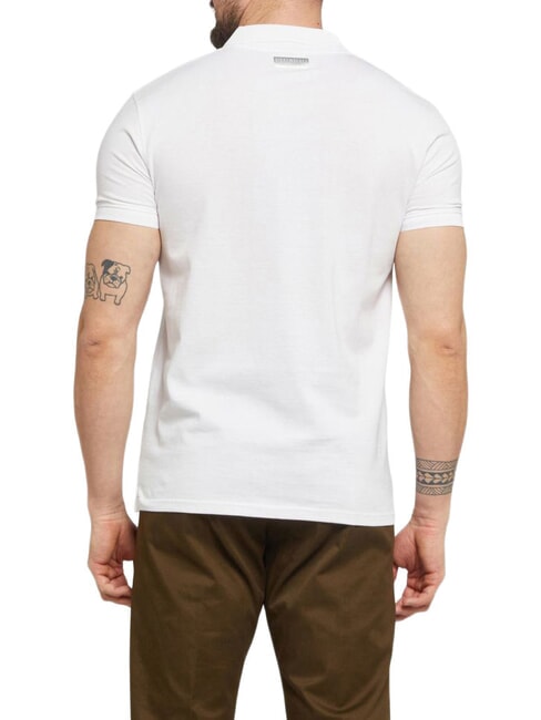 ICONIC Poloshirt aus Baumwolle, Kurzarm Wei&szlig; - Herren-Polo-Shirts/Herren-Polo-Shirt/Herrenpoloshirt/Herrenpoloshirts