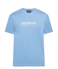 BIKKEMBERGS ICONIC Kurzarm-T-Shirt aus Baumwolle azurblau - Herren-T-Shirts - 5