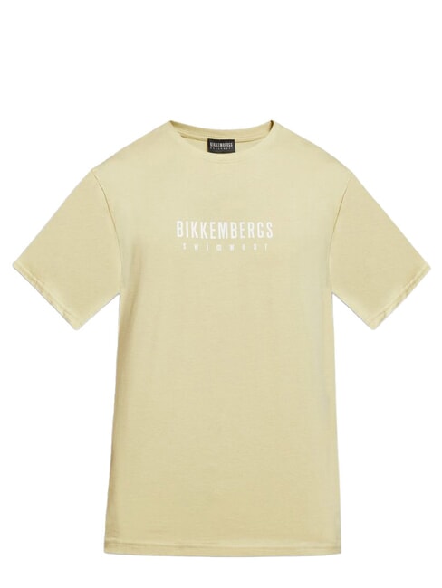 ICONIC Kurzarm-T-Shirt aus Baumwolle Beige - Herren-T-Shirts