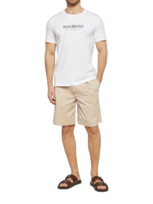 ICONIC Kurzarm-T-Shirt aus Baumwolle Wei&szlig; - Herren-T-Shirts