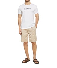 BIKKEMBERGS ICONIC Kurzarm-T-Shirt aus Baumwolle Wei&szlig; - Herren-T-Shirts - 4