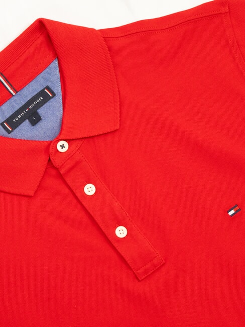 TH Kurzarm-Poloshirt Prim&auml;rrot - Herren-Polo-Shirts/Herren-Polo-Shirt/Herrenpoloshirt/Herrenpoloshirts