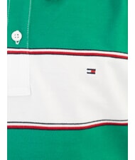 TOMMY HILFIGER KIDS BIMBO Kurzarm-T-Shirt Aruba gr&uuml;ner Streifen - Kinder-T-Shirt - 2