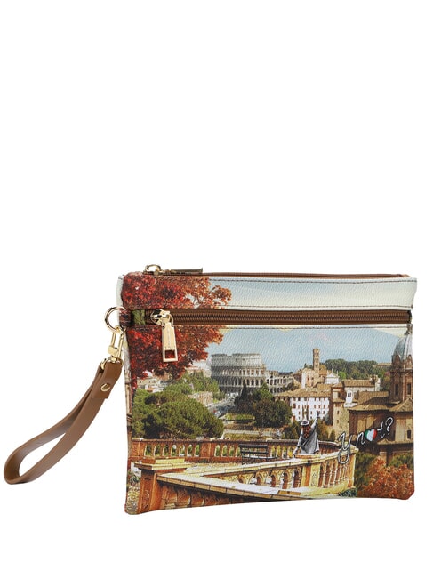 YESBAG M Clutch-Tasche mit Manschette Rom Landschaft - Brieftaschen Damen