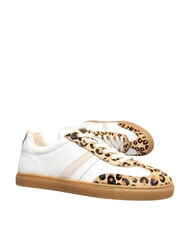 SERAFINI COURT Ledersneakers wei&szlig;er Milchleopard - Damenschuhe - 4