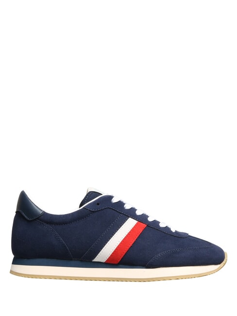 ROME Ledersneakers blau Frankreich rot - Herrenschuhe