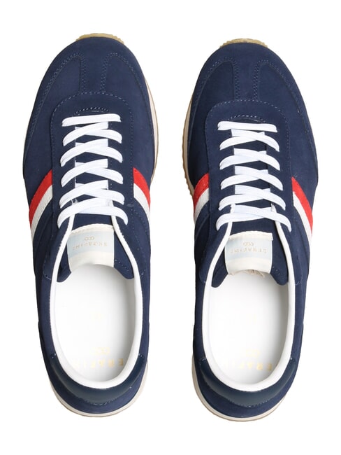 ROME Ledersneakers blau Frankreich rot - Herrenschuhe