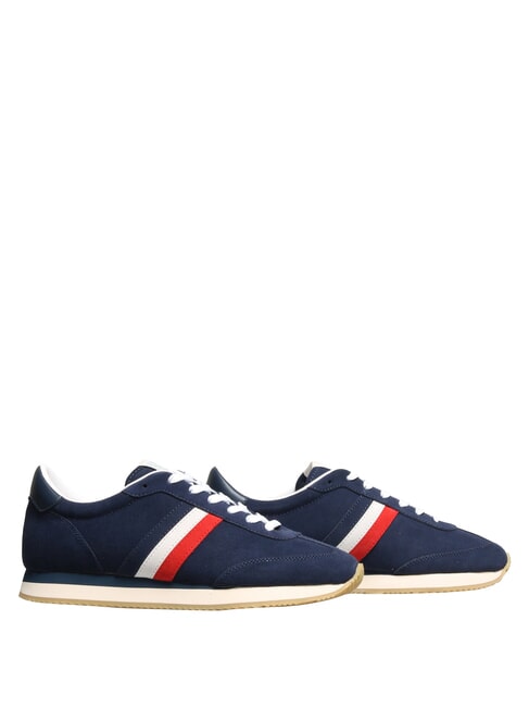 ROME Ledersneakers blau Frankreich rot - Herrenschuhe