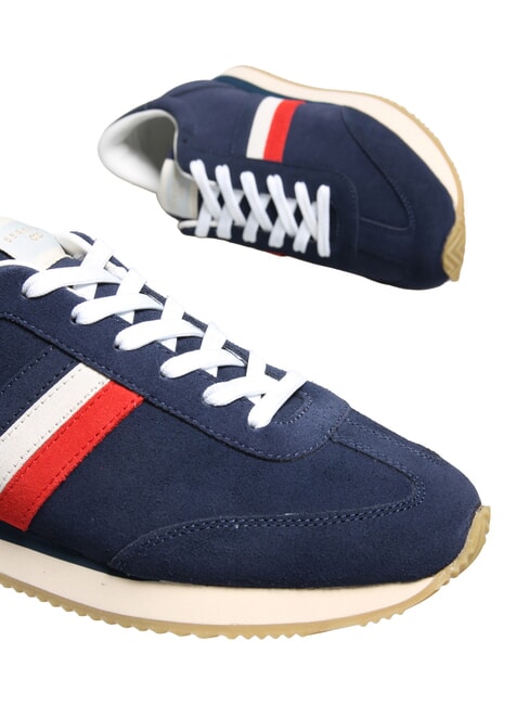ROME Ledersneakers blau Frankreich rot - Herrenschuhe