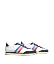 SERAFINI ROME Ledersneakers Wei&szlig; Blau Frankreich - Herrenschuhe - 2