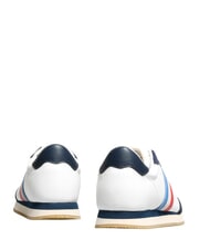 SERAFINI ROME Ledersneakers Wei&szlig; Blau Frankreich - Herrenschuhe - 5