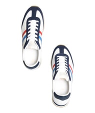SERAFINI ROME Ledersneakers Wei&szlig; Blau Frankreich - Herrenschuhe - 6